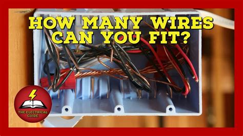 electrical box capacity calculator|how many wires can you put in a junction box.